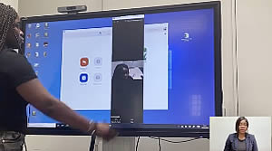 vidéo montrant comment utiliser zoom sur un écran interactif Easypitch