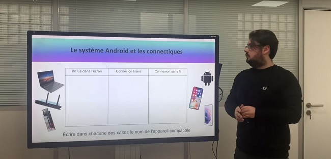 système Android et les connectiques