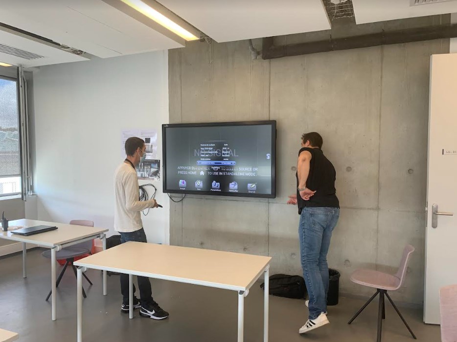 Installation de plusieurs écrans interactifs Easypitch à l’Écolesupérieur CentraleSupélec